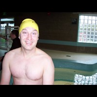 Rob's been an active swimmer since childhood and he continues on swimming and sometimes competes in US Masters meets!